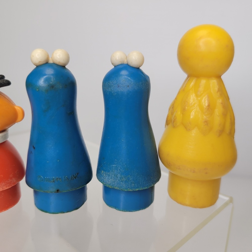 VTG Lot 7 Fisher Price Little People Sesame Street Ernie Big Bird Cookie Monster - Picture 7 of 10